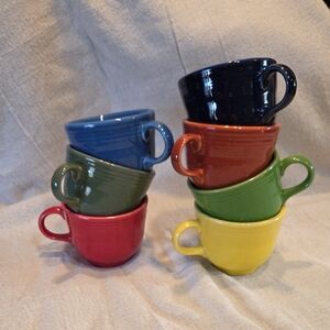 Colorful Fiestaware Ceramic Mug Set